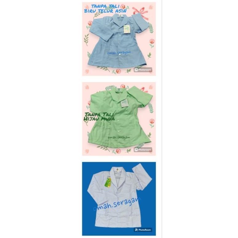 ORIGINAL SERAGAM PUTIH, HIJAU MUDA, BIRU TELUR ASIN PUTRI MTS, MA, MADRASAH, GURU, PERAWAT, DOKTER K