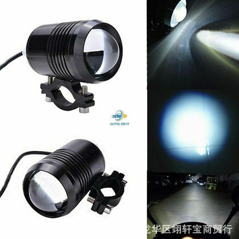 Termurah  Lampu Sorot Tembak Led Projie Projektor U1& U5 Putih Cree Lampu Sorot Motor