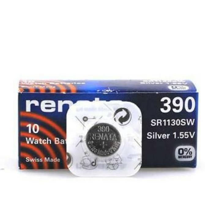 Baterai Batre LR1130 SR1130SW 390 RENATA ORIGINAL SWISS JAM SWATCH