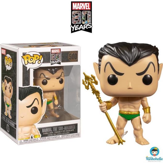 HOT SALE FUNKO POP MARVEL 80TH NAMOR - NAMOR, THE SUB-MARINER FIRST APPEARANCE TERMURAH