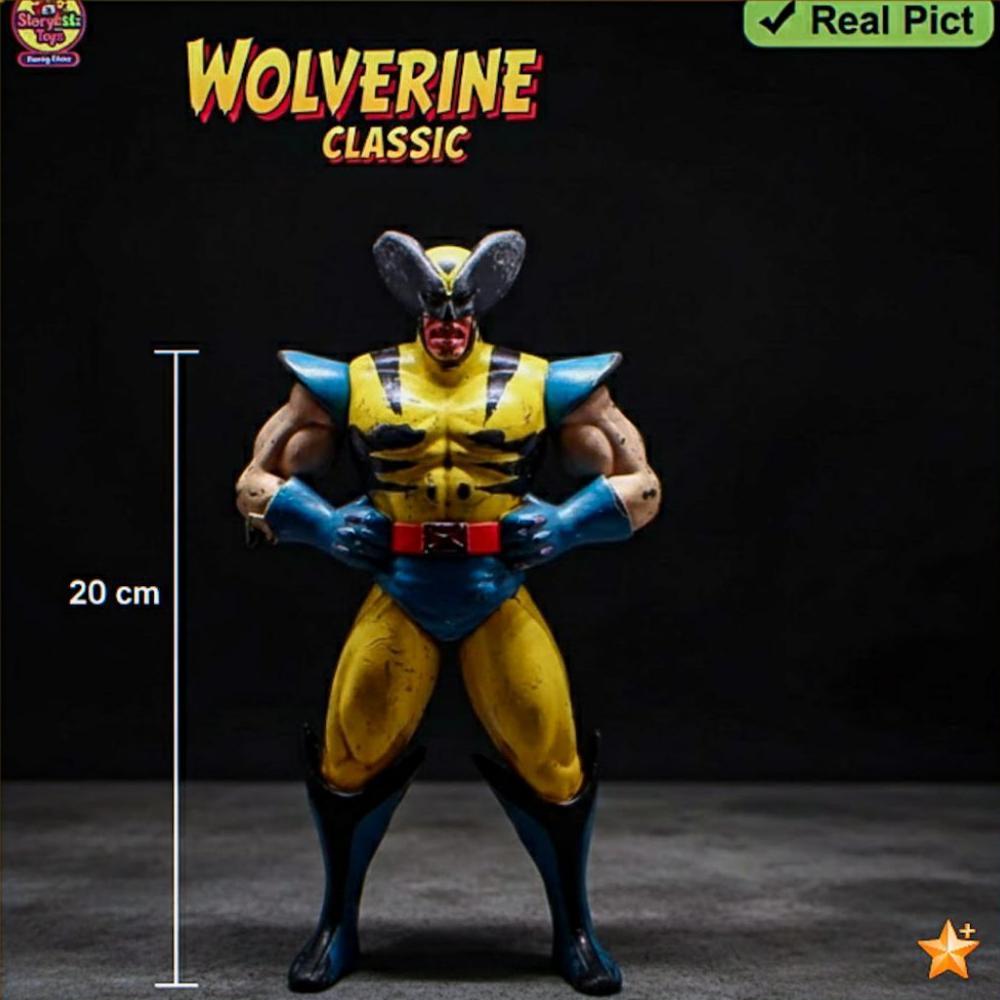 Figure Wolverine Classic Marvel X-Men Koleksi Pajangan Superhero Patung Marvel Statue
