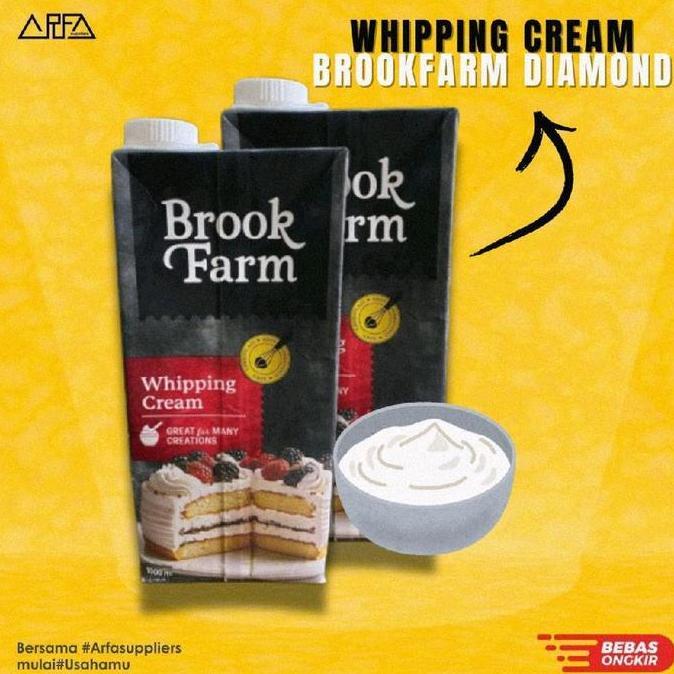 Cod,Sajabisa- Whipping Cream Brookfarm Diamond 1 Liter