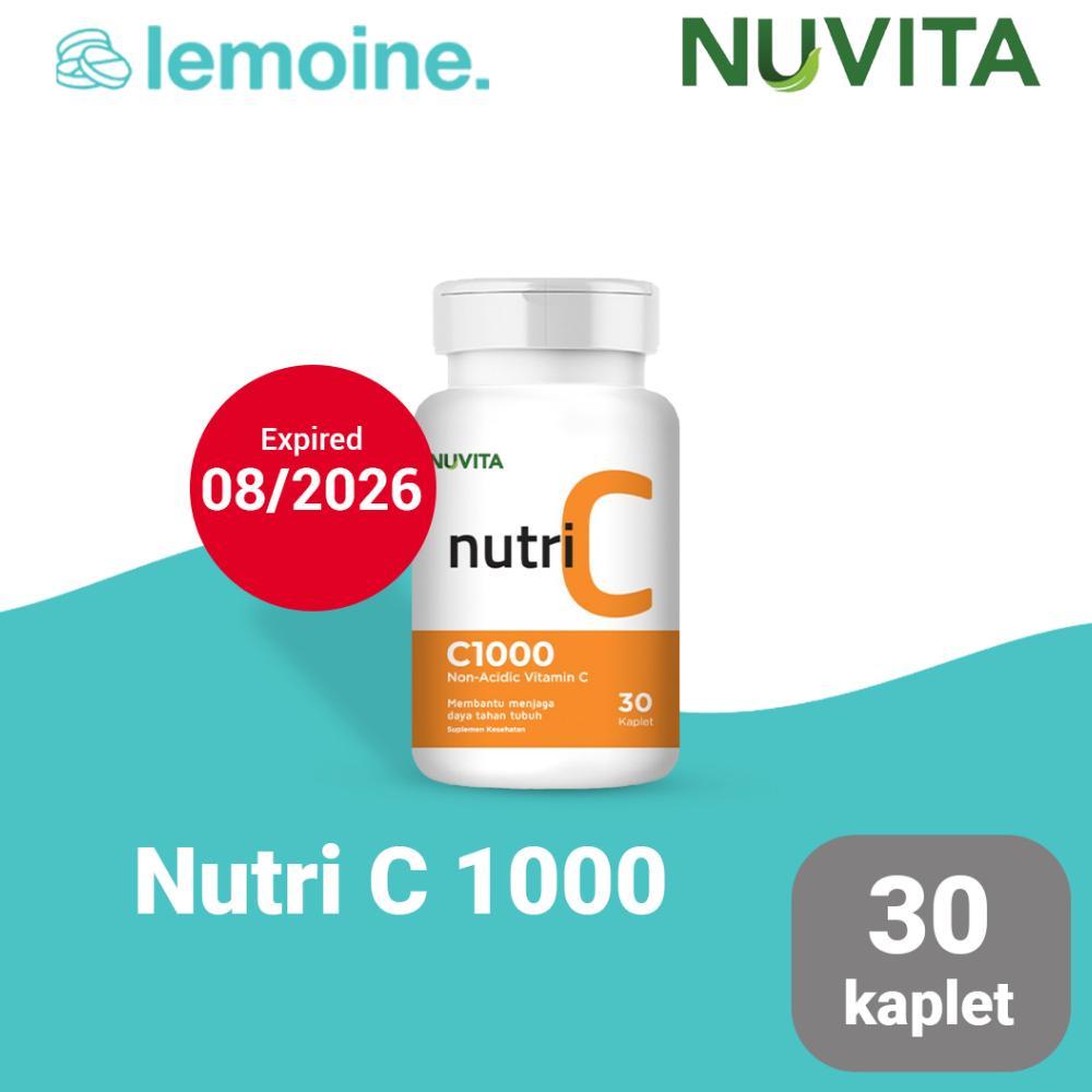 Nuvita Nutri C 1000 mg Vitamin C Aman di Lambung 30 kaplet