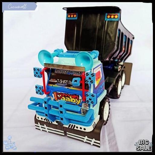 Miniatur Truk Oleng Pasir Mobilan Dum Truck Ttp02 Modifikasi Dijamin Bagus