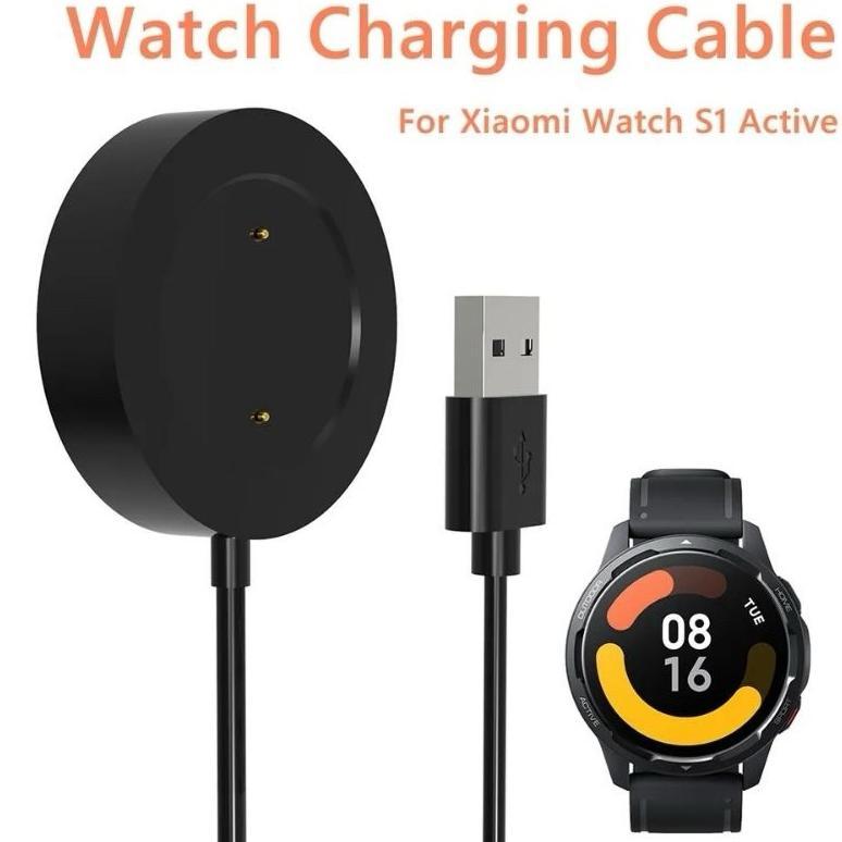 Charger Mi Watch | Mi Watch S1 Active Magnetic USB Kabel Charger Mi Watch Premium Smartwatch DISKON