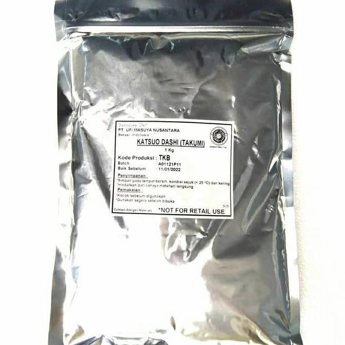Bumbulengkap- Katsuo Dashi Takumi | Dashi Halal | Kaldu Ikan Hondashi 1Kg