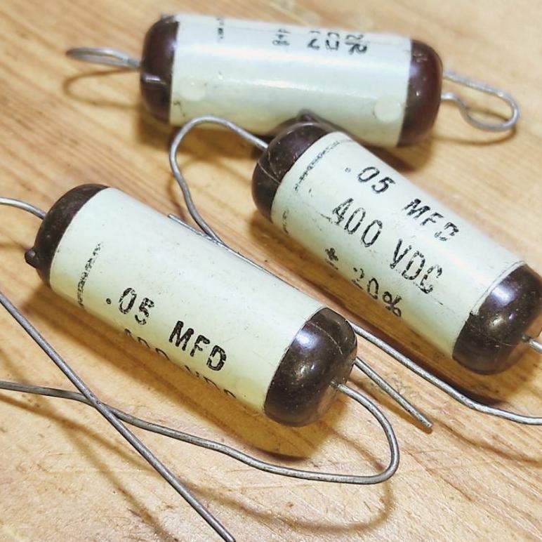 Mac PREMIUM Capacitor TONE GITAR 0.05uf Spec FENDER Vintage Kapasitor untuk stratocaster gibson les 