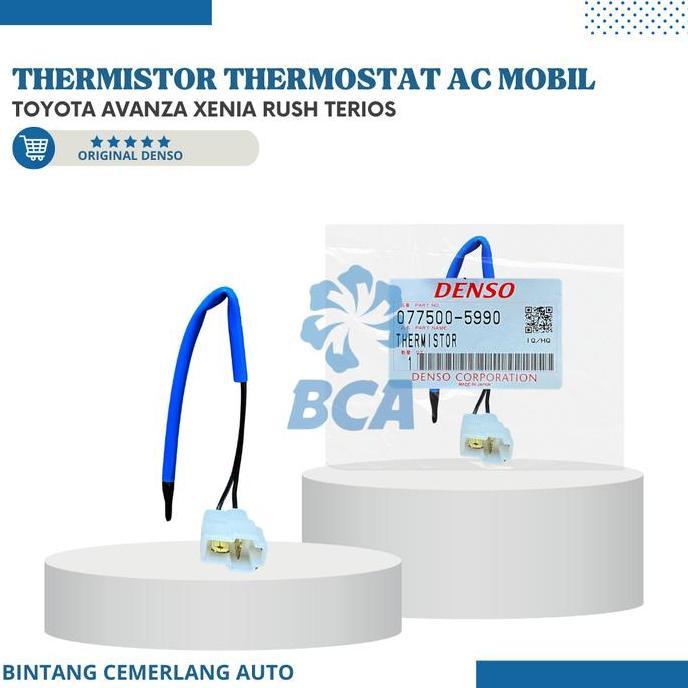 THERMISTOR THERMIS THERMOSTAT SENSOR SUHU AC MOBIL TOYOTA AVANZA XENIA RUSH TERIOS YARIS NEW VIOS OR