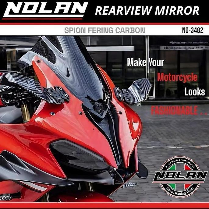 Spion NOLAN Model FERING CARBON Universal Motor Sport NINJA 250 CBR 150 CBR 250 GSX R15 R25 ZX25R DU