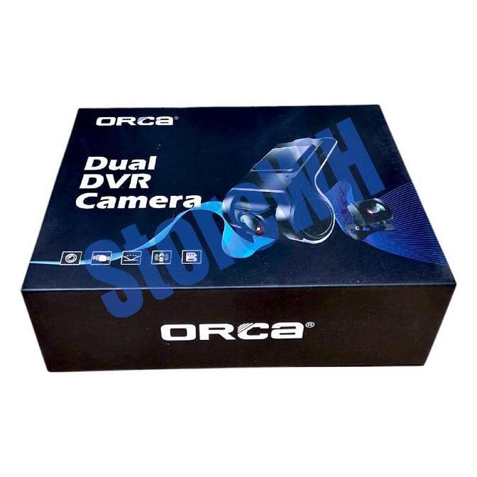 ORCA DVR Mobil Dual Kamera CCTV Android Universal 10P Loop Recording + G Sensor Wide Angle Cam Car D