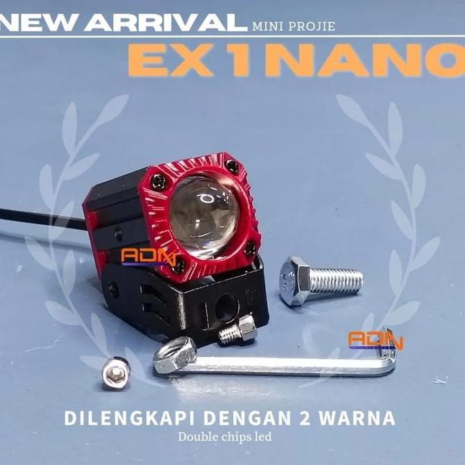 TERLARIS!! EX1 LED MINI PROJIE 1 MATA MINI LASER MICRO PROJIE 1 LENS SQL CREE LAMPU SOROT TEMBAK FOG
