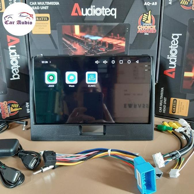 HEAD UNIT ANDROID WAGON / KARIMUN WAGON R ANDROID 9 INCH AUDIOTEQ 2/64 GB INCELL BLACK SCREEN ANDROI