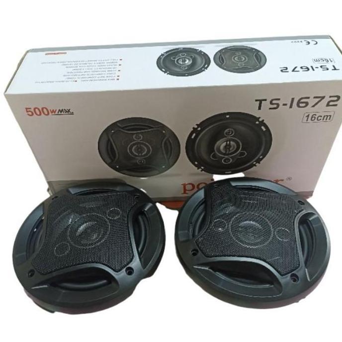 Speaker Extra Bass Subwoofer Mobil 6 Inch Hi Fi W 2 PCS - TS-1672 Speaker Audio Mobil Super Bass