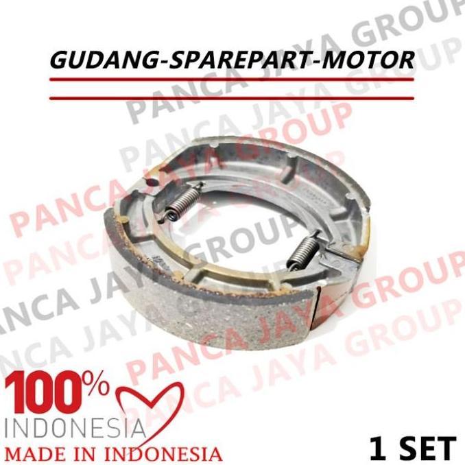Kampas Rem Tromol Depan-Belakang Kawasaki Binter Ke-Ks-Kx-Kd 125 Ke125 Kx125 Ks125 Kd125 Ar50 Ar80 A