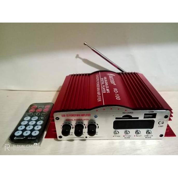 Dital Power Mini Amplifier Rayden RD-100 Car Audio Mobil 2 Chanel