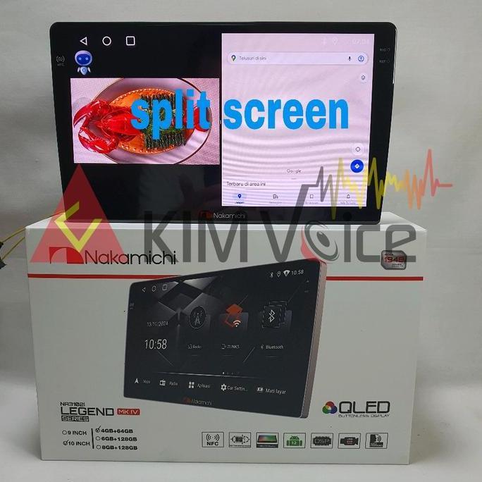 Head Unit Android Nakamichi Legend 10 inch OEM Pajero 2 Soket pnp