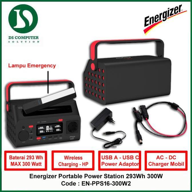 TERLARIS ENERGIZER PORTABLE POWER STATION 293WH 300W