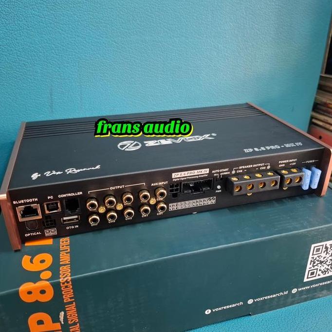 Processor Zevox ZP 8.6 Pro MKIII ZP 8.6 power 80 watt dsp Vox ZP 8.6