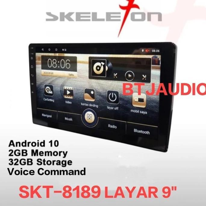 HEAD UNIT TAPE TV MOBIL ANDROID MERK ORCA SKELETON DHD UNTUK TOYOTA VIOS & LIMO 20-2012 LAYAR 9 INCH