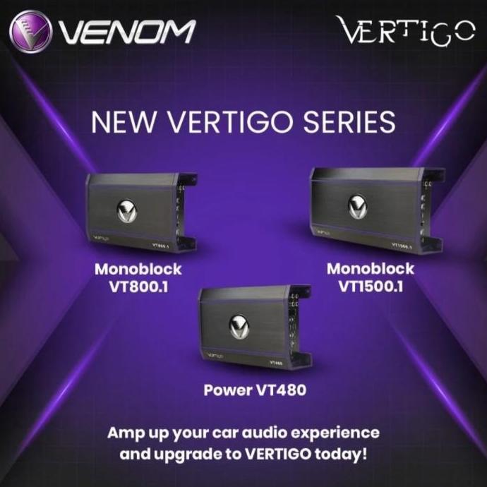 POWER VENOM VERTO SERIES VT.480 4CHANEL NEW