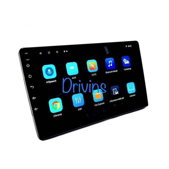 HEAD UNIT DOUBLE DIN ANDROID SKELETON SKT-8189 9 INCH & 10" INCH VOICE COMMAND UNIVERSAL Bluetooth C