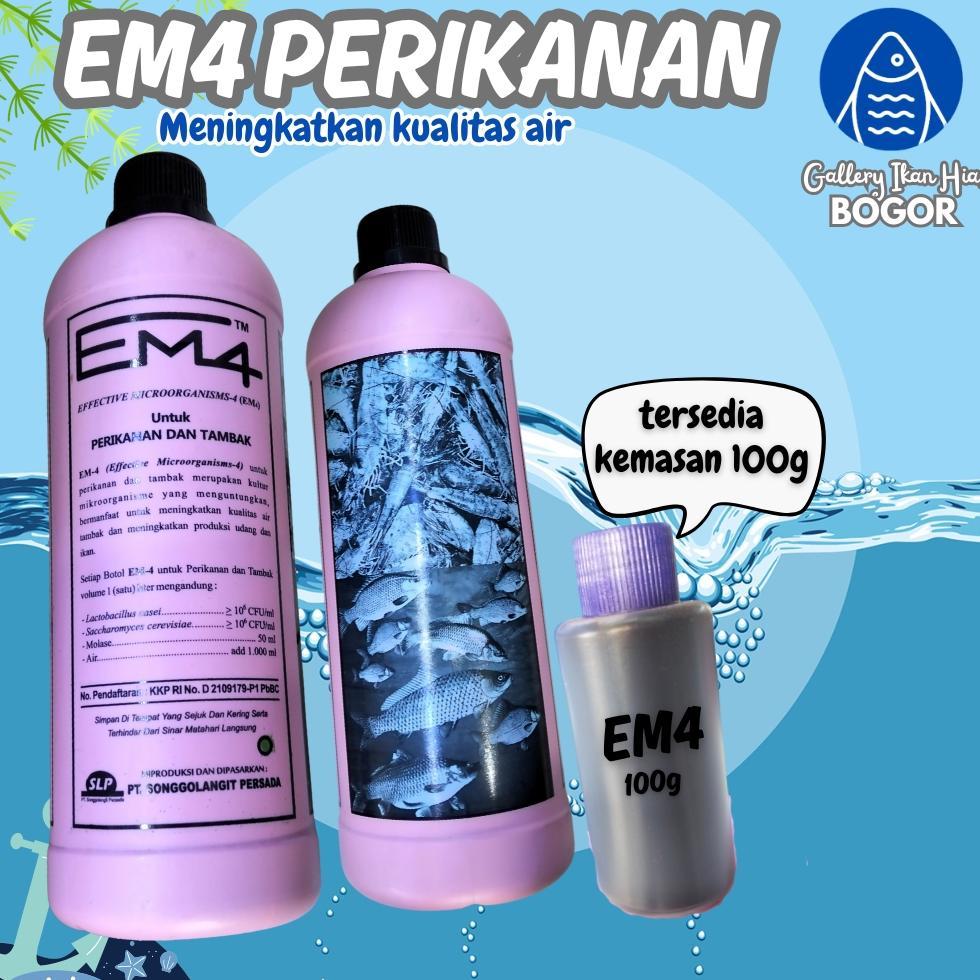 Promo Cod Gih - Em4 Perikanan Tambak Mikroorganisme Pupuk Organik Cair Kolam Ikan 1Liter ><