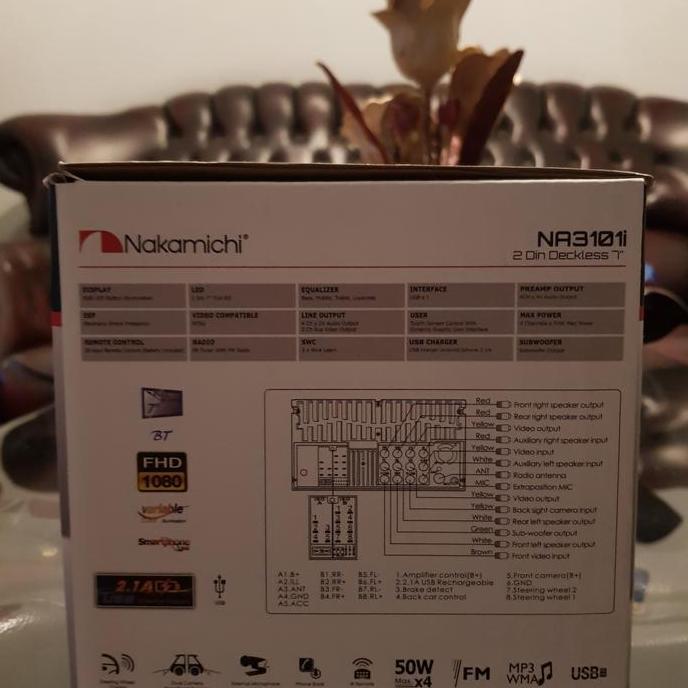 Head Unit NAKAMICHI NA-3101i Doubledin Nakamichi Deckless Mirrorlink