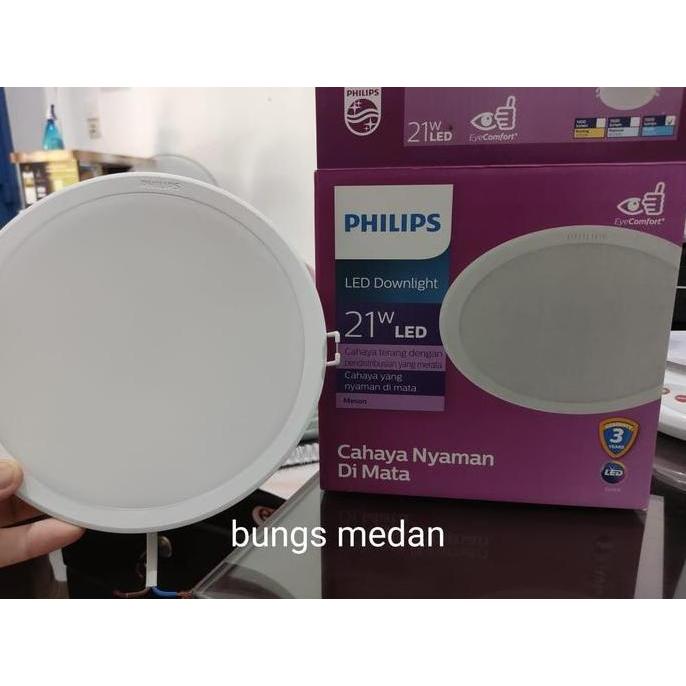 BEBAS ONGKIR - Lampu Led PHILIPS MESON 21w 21 Watt 59469 Tanam PANEL DOWNLIGHT BULAT