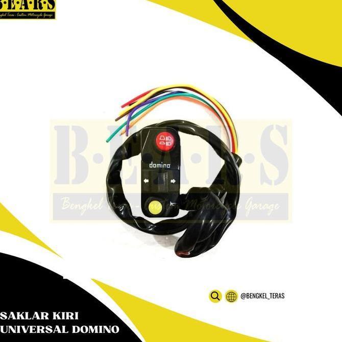 TERLARIS SAKLAR KIRI MOTOR CUSTOM UNIVERSAL SAKLAR DOMINO