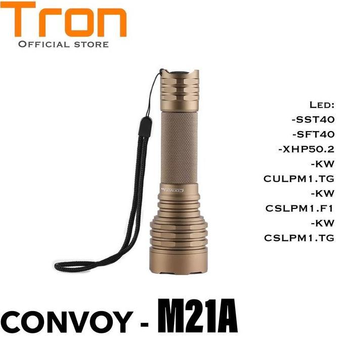 Senter Convoy M21A Dengan Varian LED flashlight