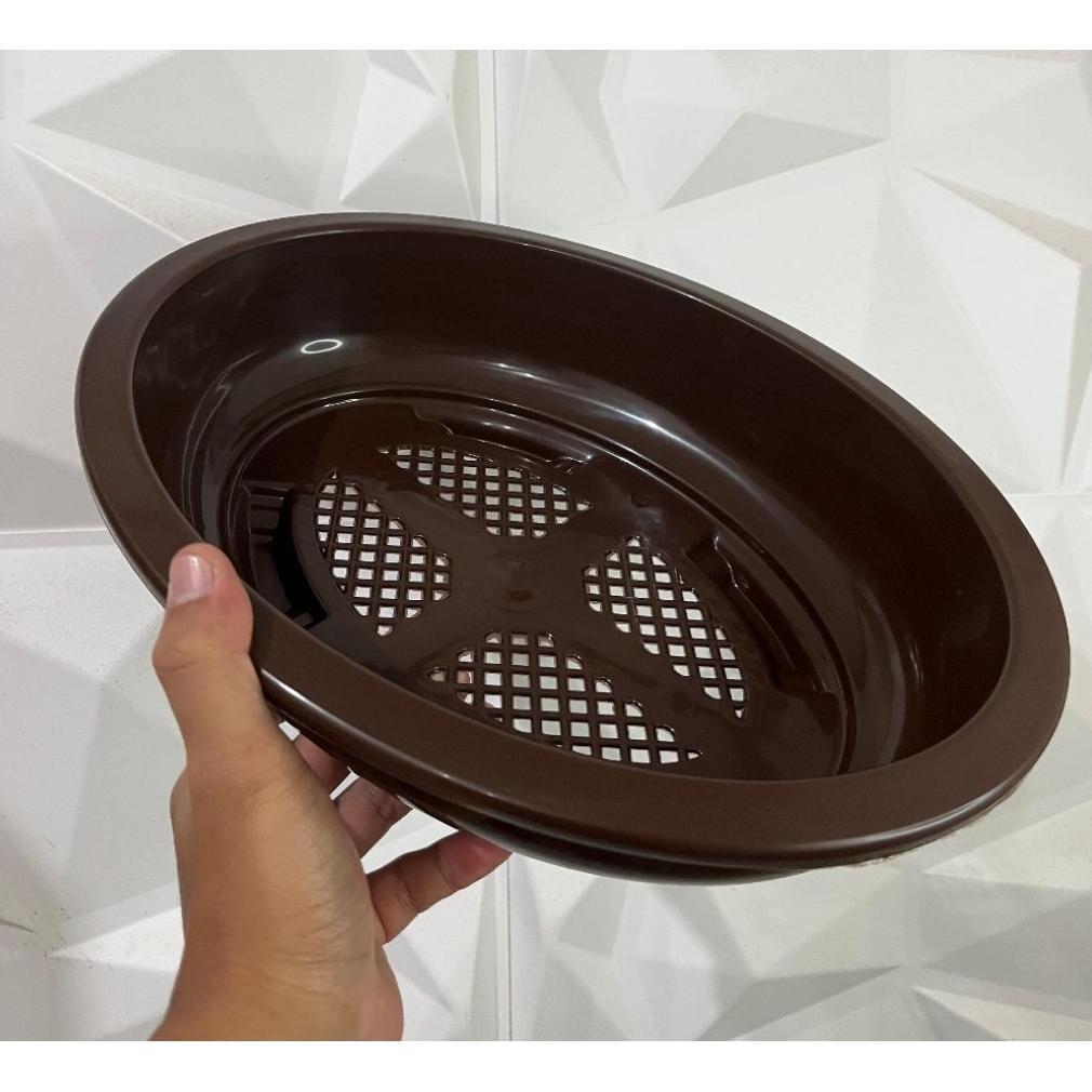 Promo Cod Pot Bonsai Oval 38 Cm / Pot Bunga Plastik Ceper Besar Tebal ><