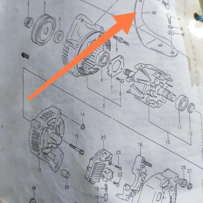 Promo Breket Alternator Katana Original SGP Diskon