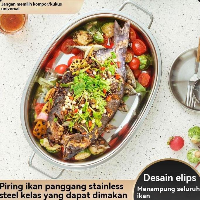 Panci Ova01/Piring Ikan Bakar Stainless Steel304/Piring Ikan Bakar Stainless Steel/Piring Ikan Bakar
