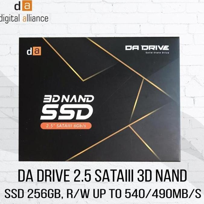 NEW SSD Digital Alliance G600S 256GB Sata III - Ssd 256GB DA Drive Sata 3