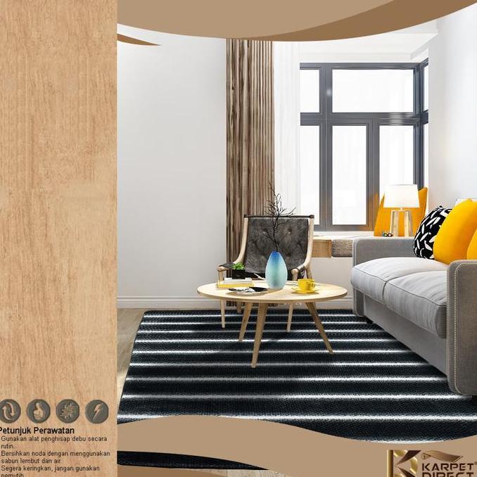 [Karpet Direct] Zag (Abu-abu) 200x280 cm - Line