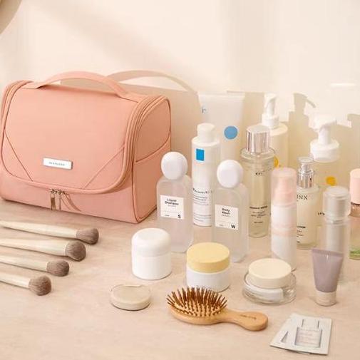 EMEVELE Tas Kosmetik Multifungsi Travel Pouch Makeup Handbag Wanita DCW 114 HI