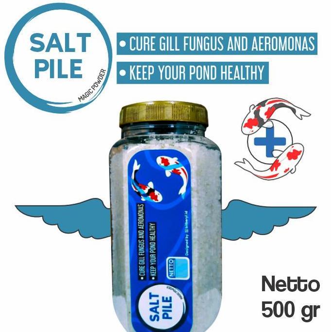 Fisch- Garam Ikan Salt Pile Toples 500 Gr [Toples Big Size 350] Ikanesia