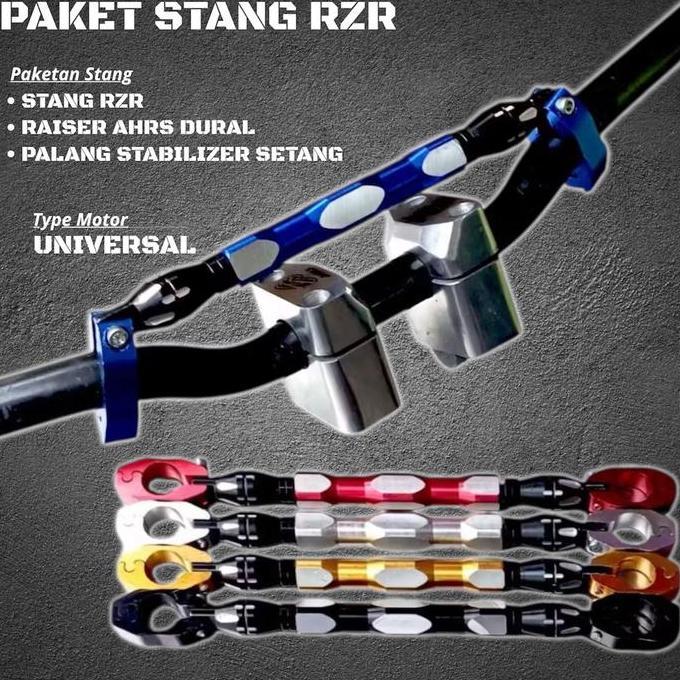 Paketan Stang Plus Raiser Dan Palang Stabilizer Stang Stang Rzr Raiser Ahrs Universal Tiger Cb150 Cb