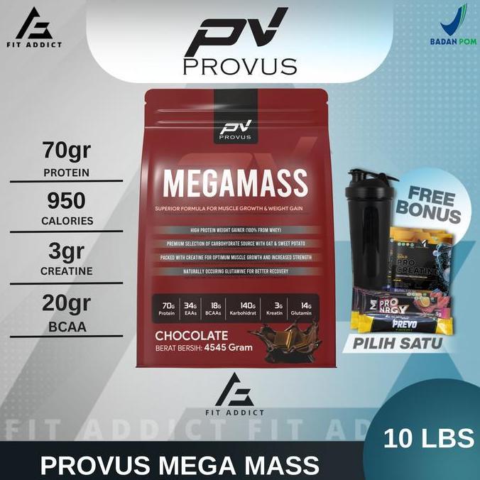 Erganzen- Provus Mega Mass Megamass 10 Lbs 10 Lb 10Lbs 10Lb
