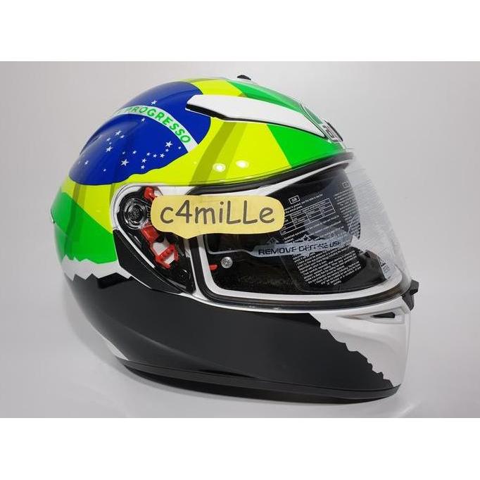 TERLARIS HELM AGV K3 SV REP MORBIDELLI 2017 DOUBLE VISOR FULL FACE