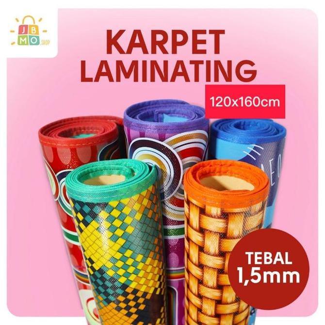 TERLARIS!! KAET SPON KARAKTER TIKAR SPONS TIKAR GULUNG TIKAR PLASTIK KAET LANTAI TEBAL 1.5MMX120X160