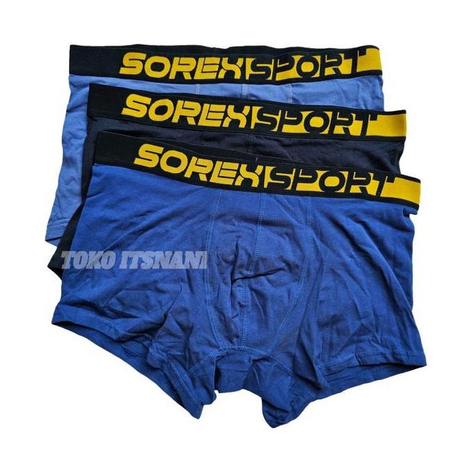 Sale Boxer Pria Premium Sorex 3011 | Celana Dalam Bokser Pria Sorek Bahan Katun