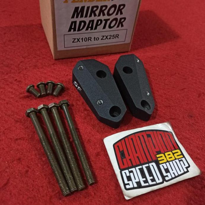 Bracket Dudukan Spion Mirror Adaptor Street Fender ZX25R Spion ZX10R