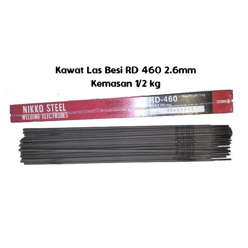 Kawat Las Besi 2.6Mm Kawat Las Nikko Steel Rd460 Kawat Las Rd-460 2.6Mm Kawat Las 2Mm Welding Electr