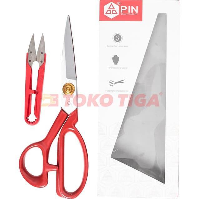 Gunting Potong Bahan Kain Tailor Brazil Quality 8" Inch (Pin-1084)