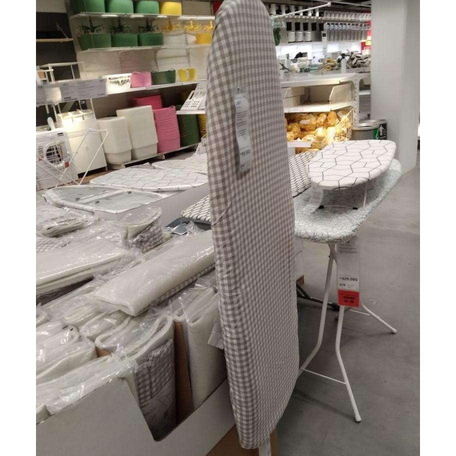 Cover Meja Setrika 33-40 X 108-120Cm Sarung Papan Setrika Dg Lapisan Busa Tipis Ironing Board Cover
