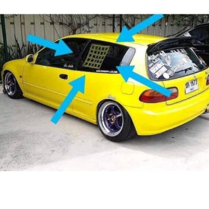 PENUTUP KACA MOBIL SAMPING TAKATA RACING PROMO