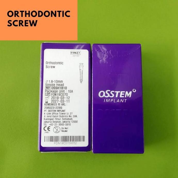 Orthodontic Screw etched Through Hole drg Josephine 3