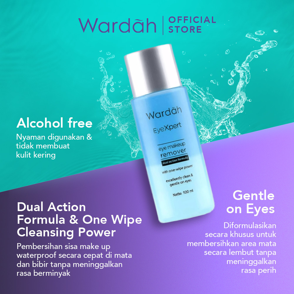Wardah Eyexpert Eye & Lip Makeup Remover - Pembersih Makeup Waterproof - Makeup Remover