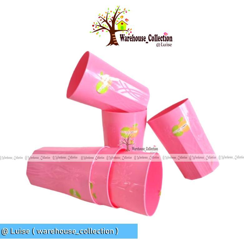 GELAS PLASTIK /GELAS MINUM/GELAS ES /GELAS MOTIF /GELAS FIORI G5019